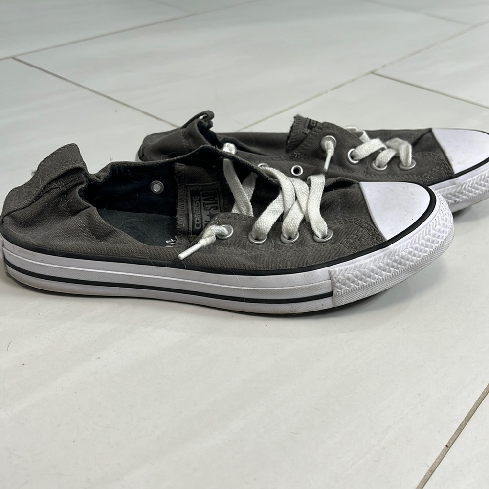 Grey converse